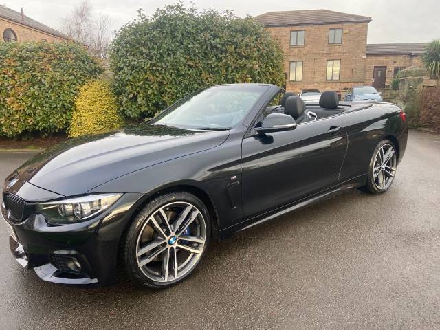 BMW 4 Series 2.0 420d [190] M Sport 2dr Auto [Professional Media] Convertible Diesel Black