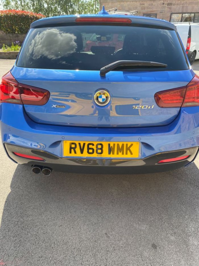 BMW 1 Series 2.0 120d xDrive M Sport Shadow Ed 5dr Step Auto Hatchback Diesel Blue