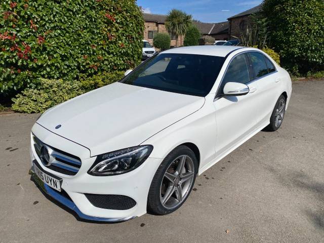 Mercedes-Benz C Class 2.1 C220 BlueTEC AMG Line 4dr Auto Saloon Diesel White